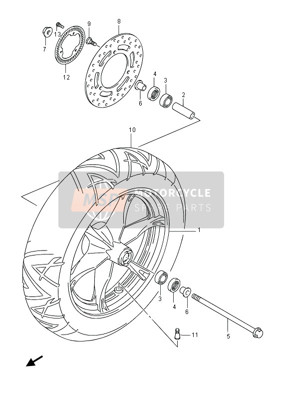 Front Wheel (UH200A)